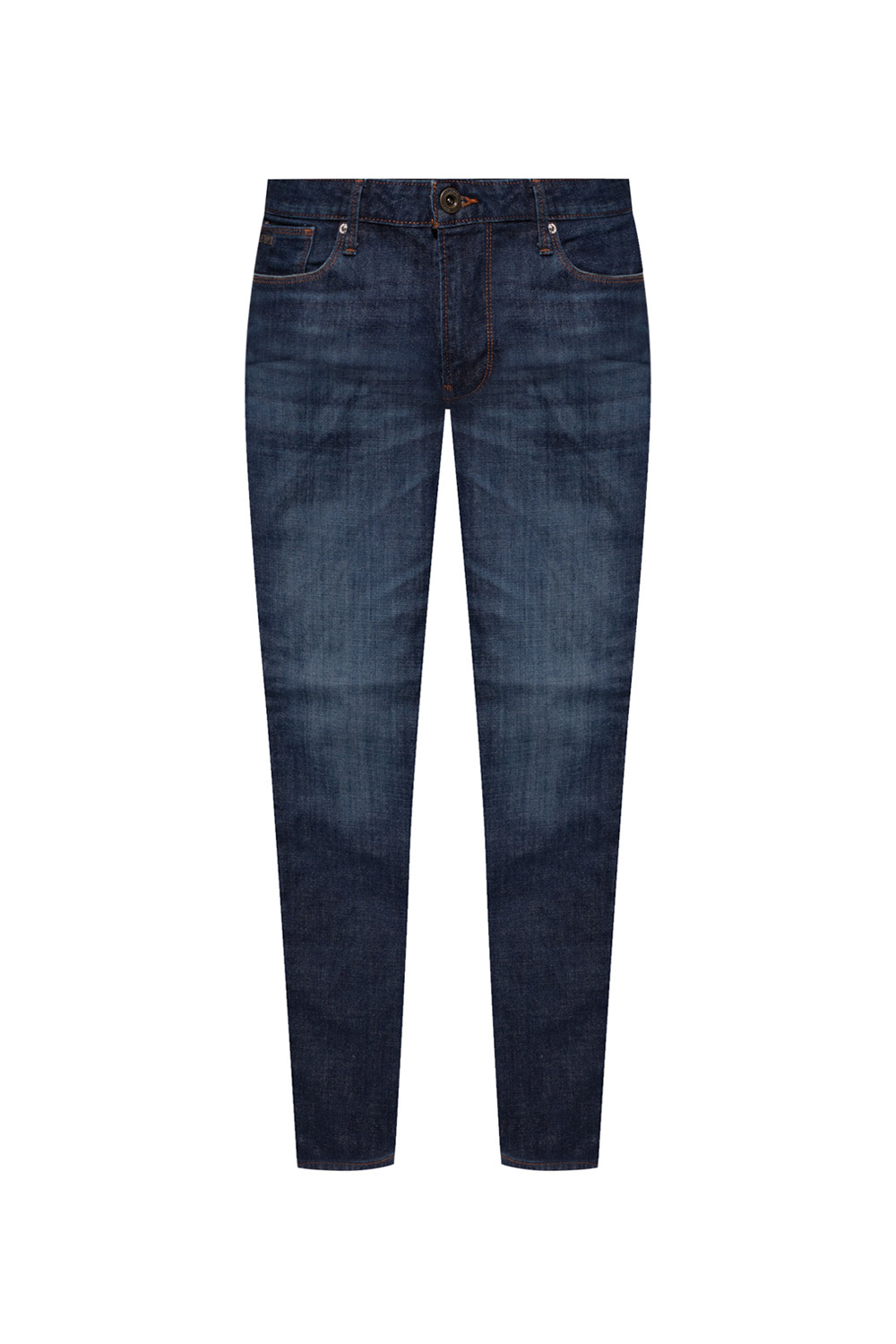 Navy blue Distressed jeans Emporio Armani IetpShops Rwanda